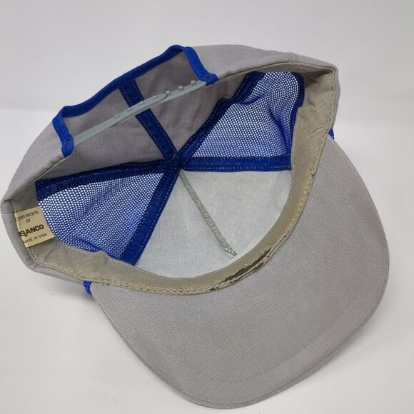 Elanco Sonalan Snapback Hat Gray One Size Adjustable Embroidered Mesh Rope - Picture 6 of 8